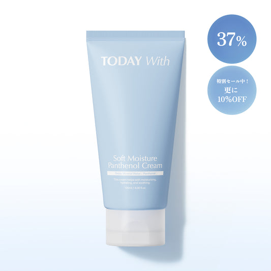 【全品１０％メガセール開催中】ソフト モイスチャー パンテノール クリーム 120ml / 保湿 パンテノール10％ 鎮静 敏感肌 しっとり 高保湿 スキンケア 無香料 無着色