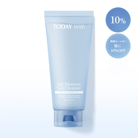 【全品１０％メガセール開催中】ソフト モイスチャー ジェル クレンザー 150ml / クレンジング 洗顔 敏感肌 弱酸性 毛穴 皮脂 角質 さっぱり しっとり スキンケア 鎮静 無着色