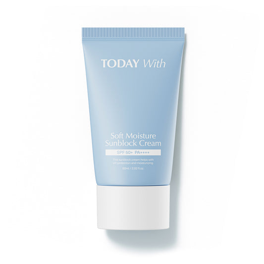 ソフト モイスチャー サンブロック クリーム 60ml SPF50+ PA++++ / 日焼け止め サンクリーム UVケア UVカット 敏感肌 保湿 無香料 無着色